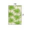 World Rug Gallery Floral Tropical Reversible Recycled Plastic 3' X 5' Green Outdoor Rug 6075GREEN3X5 - alternate 3